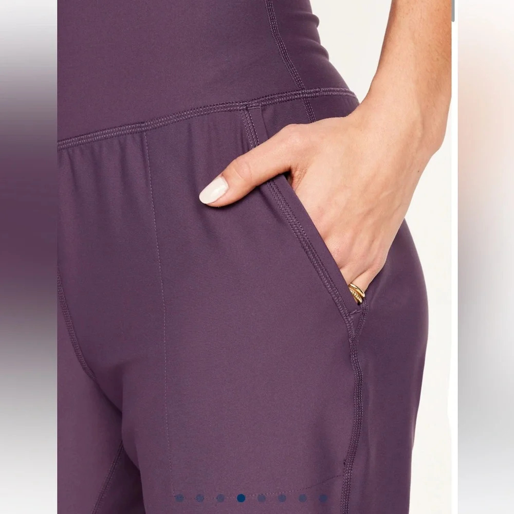 Old Navy High-Waisted PowerSoft Joggers - 7/8 Length - Mauve Pink - Size Small - Picture 12 of 13